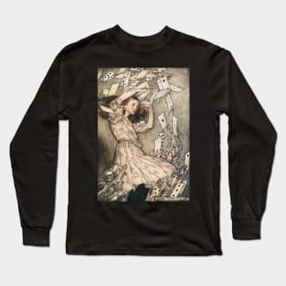 Alice’s Adventures in Wonderland by Arthur Rackham Long Sleeve T-Shirt